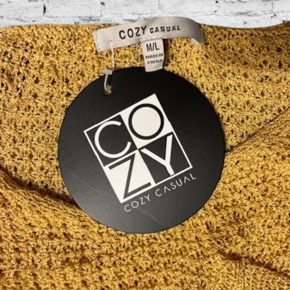 Yellow Open Knit Crochet Tank Top  4132  NWT Boutique - Picture 8 of 8